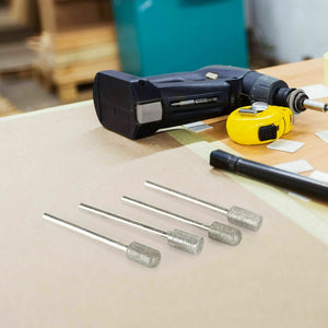20pcs Diamond Grinding Heads | Mini Drill Burrs Bit Set | 3mm Shank | For Rotary Tool