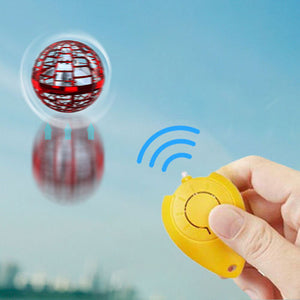 2PCS RED Flying Ball Mini Hand UFO Toys | Drone Helicopter Hover Quadcopter | Kids Toys Gifts