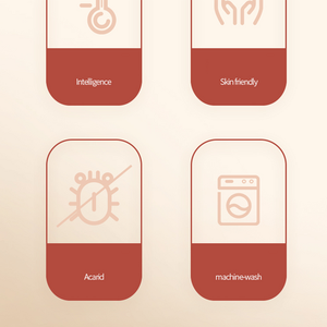 Double-Side Flannel Heated Electric Throw Rug Blanket | Fast Heating | Warm | Washable | RED