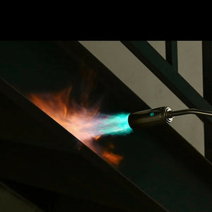 Weed Torch Burner Kit | Shrub Weed & Grass Killer | Butane Gas | Garden Tools | Nozzle Hose