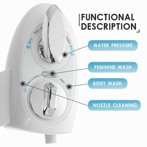Toilet Bidet Seat Spray | Hygiene Water Wash Clean | Sanitation Bathroom Attachment
