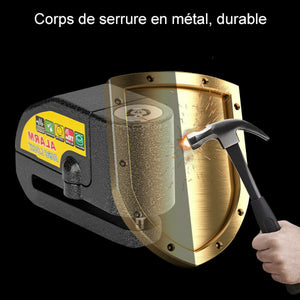 Motorcycle Alarm Disc Lock | Brake Handlebar | Throttle Grip Lock | Bike Security