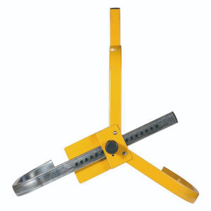 Heavy Duty Wheel Lock Clamp | Anti-theft Vehicle Caravan Security | 13''-15'' Wheel