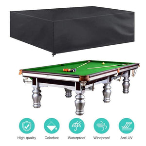 8FT Outdoor Pool Snooker Billiard Table Cover | Polyester Waterproof Dust Cap