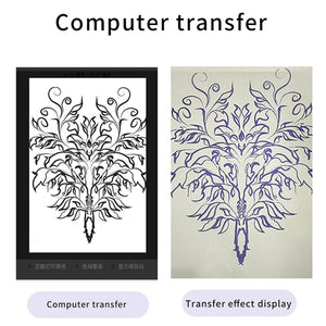 Wireless Tattoo Transfer Printer | Portable Machine | Clear Transfer Stencil Printer | Black