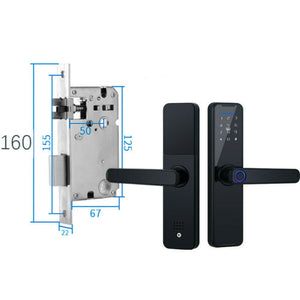 Digital Smart Door Lock | Fingerprint, APP, Key Card, Password | Electronic Home Security Lock