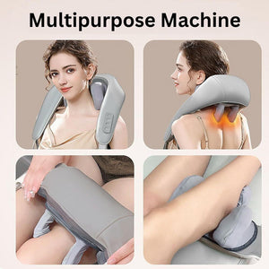Neck & Shoulder Massager | Heat Therapy | Goletsure Pain Relief | Deep 5D Kneading