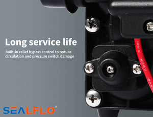 12V Caravan Water Pump | High Pressure Self-Priming | RV | Camping | Boat | 55PSI 11.3L/M