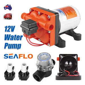 3 G/m RV Supreme 12V Water Pump | Caravan Motorhome Camper Trailer Boat | Seaflo