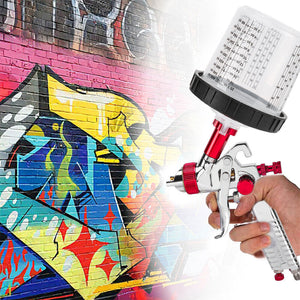 Air HVLP Spray Gun | Paint Gun | 600CC Gravity Feed Cup | 1.4mm | 1.7mm | 2mm Tip | AU Stock