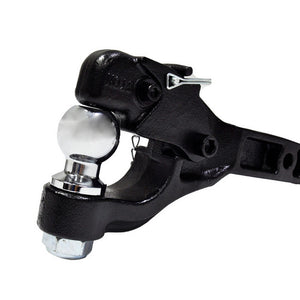 8 Ton Pintle Tow Hook | Receiver Arm Hitch Towing | Car Truck Heavy Duty Ball Combo