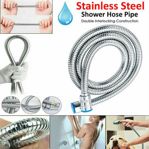 Shower Head Hose | 3M Stainless Steel | Bathroom Flexible Tube | Replacement Pipe | AU Standard