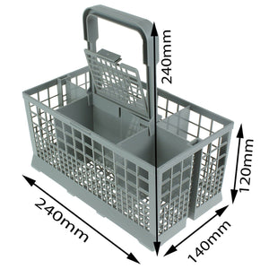 Dishlex Dishwasher Replacement Cutlery Basket | Reinforced Base | 240x140x120mm | Durable Design