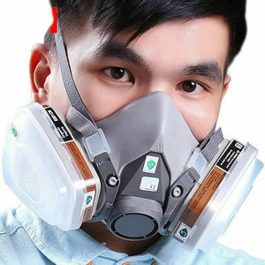 7 IN 1 Gas Mask | Full Face Respirator | Paint Spray | Chemical Facepiece | Reusable | AU