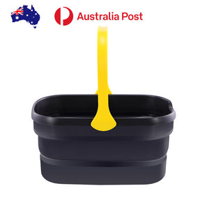 10L Folding Washing/Storage Bucket | Portable Mop/Food/Drink | Home/Outdoor Camping
