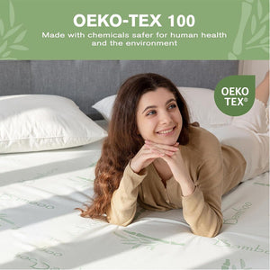 King Single Bamboo Mattress Protector | Fully Fitted | Waterproof & Breathable Design