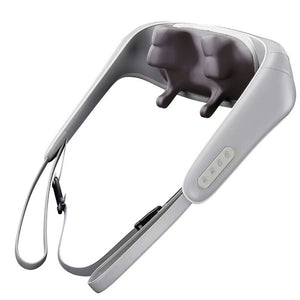 5D Massagers for Neck and Shoulder with Heat | Goletsure Pain Relief | Deep Kneading | Grey