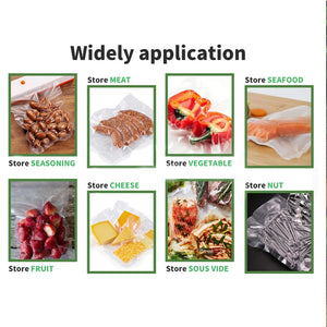 Vacuum Food Sealer Bag Roll | 20cm x 6m | Storage Saver | Commercial Heat Grade