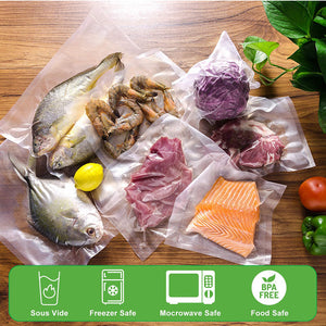 Vacuum Food Sealer Bag Roll | 20cm x 6m | Storage Saver | Commercial Heat Grade