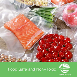 4 Roll Vacuum Food Sealer Bags | Saver Seal Rolls | Storage Commercial Heat Grade | 20CMx6M