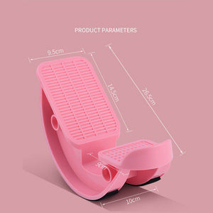 Pink Calf Massage Foot Rocker | Plantar Stretch Board | Ankle Pedal Stretcher | Calf Pain Relief
