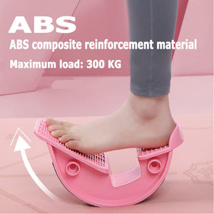 Pink Calf Massage Foot Rocker | Plantar Stretch Board | Ankle Pedal Stretcher | Calf Pain Relief