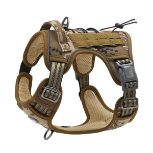 Dog Harness Tactical No Pull | Adjustable Pet Military Working Training Vest | S