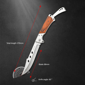Outdoor Large Folding Knife | Camping Fishing Pocket Hunting Knife | Survival Tool