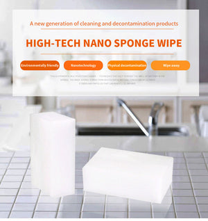 Magic Sponge Eraser | Multi-Purpose Cleaning Foam | 50 Pack | Kitchen & Home Use