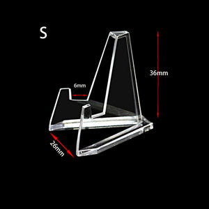 20PCS Acrylic Clear Stand | Trading Card PSA | Pokemon Card Holders Stand