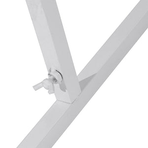 Wedding Arch White Square Backdrop | Flower Display Stand | Background 2.2M