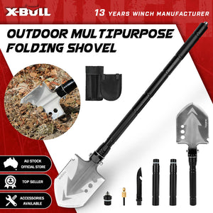 X-BULL Folding Shovel | Outdoor Camping & Survival Tool | Multifunction Military Design