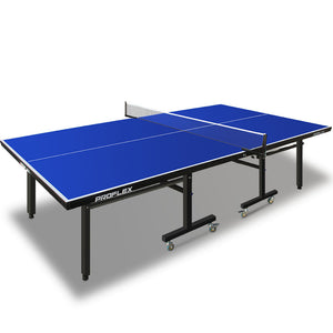 Proflex Premium Outdoor Table Tennis Table | 4 Player Ping Pong Paddle & Ball Pack