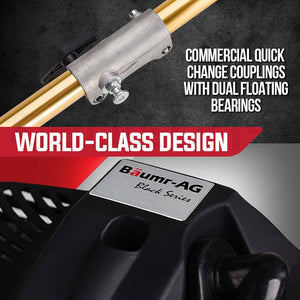 Baumr-AG Brushcutter | 65cc | Whipper Snipper | Multi Tool | Trimmer & Pole Attachments