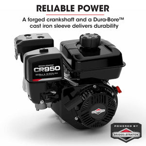 Baumr-AG 6-Wheel Motorised Wheelbarrow | Dumper | Briggs & Stratton CR950 | 500kg Capacity