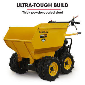 Baumr-AG 6-Wheel Motorised Wheelbarrow | Dumper | Briggs & Stratton CR950 | 500kg Capacity