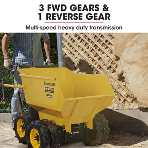 Baumr-AG 6-Wheel Motorised Wheelbarrow | Dumper | Briggs & Stratton CR950 | 500kg Capacity
