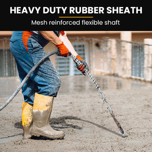 BAUMR-AG CVS286 | 6m x 28mm Concrete Vibrating Shaft | Australian Standard 3-Claw Drive Coupler