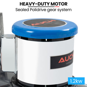 Auch 17" Commercial Orbital Scrubber & Polisher | Hard Floor Buffer, Carpet Cleaner, 12L Solution Tank, 2 Brushes