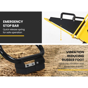 MICHIGAN Petrol Wood Chipper | 8HP 208CC | Commercial Tree Mulcher | Raptor 1000