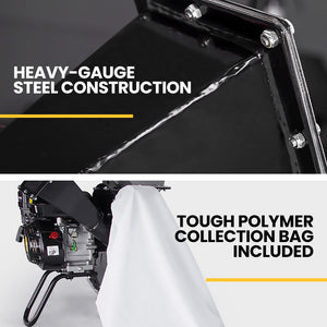 MICHIGAN Petrol Wood Chipper Shredder | 7HP 212CC | Commercial Tree Mulcher | Raptor 950