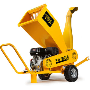 MICHIGAN Petrol Wood Chipper | 18HP 420CC | Towable Commercial Tree Mulcher | Ravenger 1950