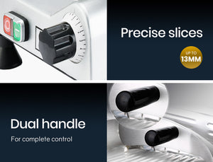 EUROCHEF Commercial Meat Slicer | 8" Blade | 280W | Electric Deli Cutter | 200mm