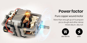 EUROCHEF Spiral Dough Mixer | 10L | Commercial Bakery Kneader