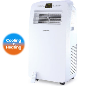 CARSON Portable Air Conditioner & Heater | 2.9kW | Reverse Cycle | Dehumidifier | Cooling & Heating