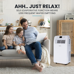 CARSON Portable Air Conditioner & Heater | 2.9kW | Reverse Cycle | Dehumidifier | Cooling & Heating