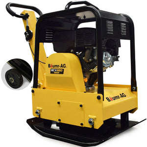 BAUMR-AG Vibratory Plate Compactor | 185kg | 9HP 270cc | 500x700mm | With Wheel Kit | For Sand Soil Gravel Asphalt