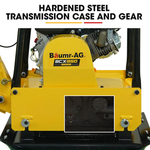 BAUMR-AG Vibratory Plate Compactor | 185kg | 9HP 270cc | 500x700mm | With Wheel Kit | For Sand Soil Gravel Asphalt