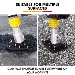 Baumr-AG | Vibratory Plate Compactor | 64kg | Petrol | BRM-500 | Soil, Sand, Gravel, Asphalt