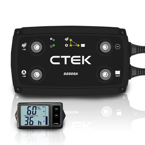 CTEK 20A OFF GRID Battery Charging System | w/ D250SA & Digital Display Monitor